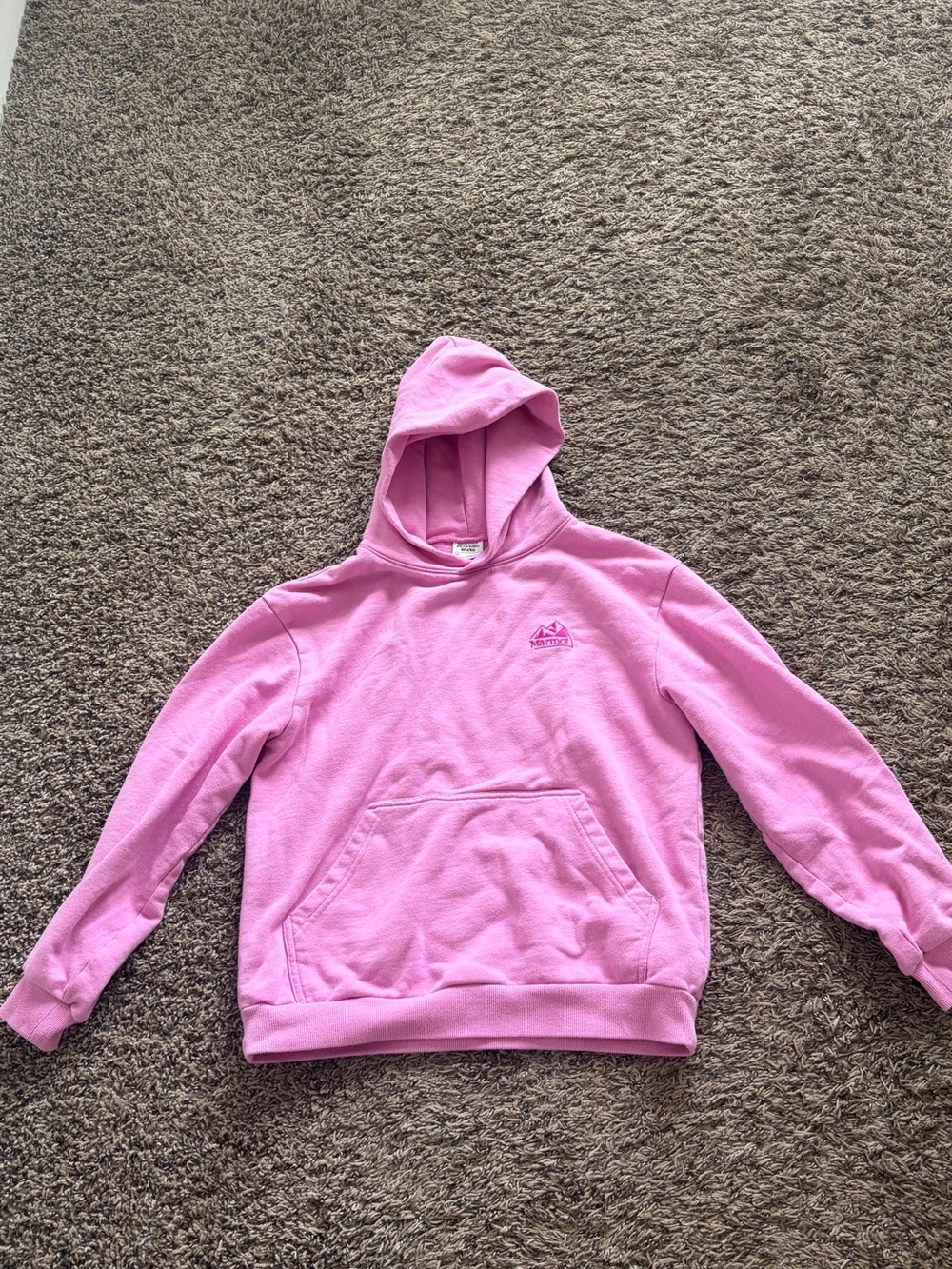 Marmot Pink Hooded Sweatshirt
